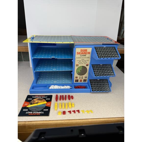 Milton Bradley Other - Vintage 1973 Sub Search 3 Level Strategy Board Game Milton Bradley Complete